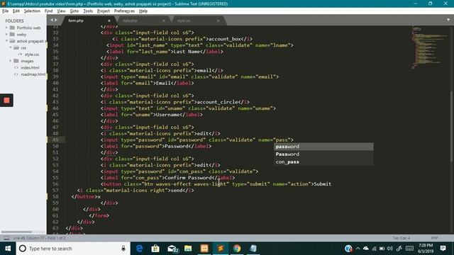 dynamic form with php 7 and mysql database