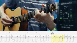 Gorillaz – Melancholy Hill. Fingerstyle Guitar Tabs