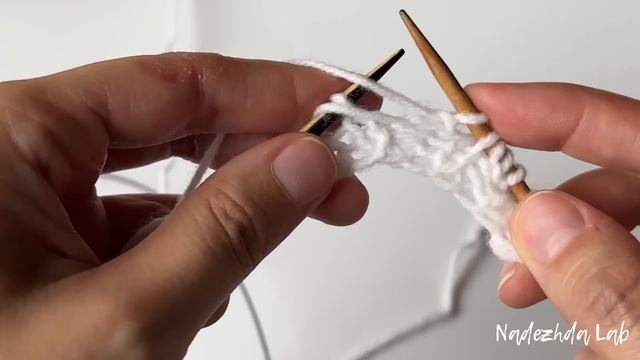 Потрясающий и очень простой рельефный узор для теплых вещей