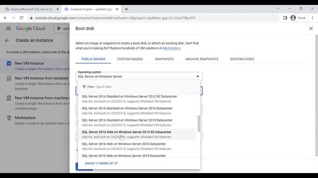 Deploy Microsoft SQL Server to Compute Engine | 100% Score | Qwiklab | Free Google Cloud Swags |