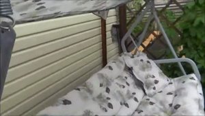 Купили садовую качель Бари..испытали...