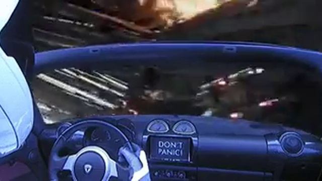 Tesla Starman in space смотреть онлайн