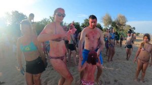 Крым  заозёрное пляж барабулька фестиваль красок