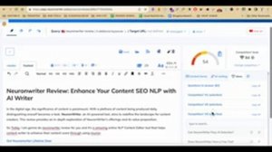 Neuronwriter Tutorial & Review 2023: AI & ChatGPT Workflow | Ultimate Entity Optimization Tool
