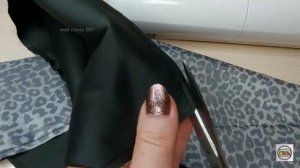 Двусторонняя косынка из эко кожи своими руками. Секрет шитья