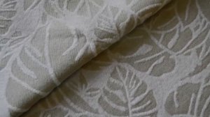 Оригинальный плед Deco с листьями монстеры