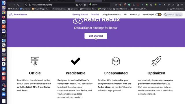 Using react-redux (Official React binding for Redux) to bind redux and react 2023-02-13 (Telugu)