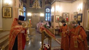 Память обновления храма Воскресения Христова в Иерусалиме Всенощное бдение