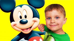 Toys for kids Family Fun Kids Playtime with Mickey Mouse Toys Video for kids Игрушка