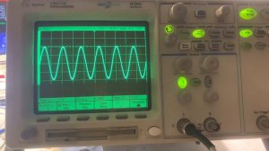 Agilent (54621 A) снимаем АЧХ (2 Кан, 60 мГц,  2 Мбайта/канал)