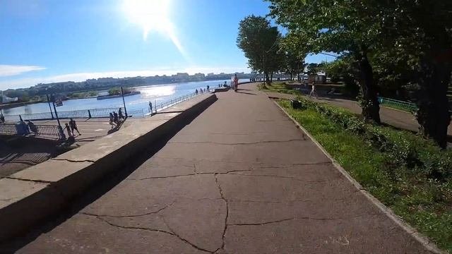 В Иркутске на моноколесе, 1 часть.   Смотреть со звуком