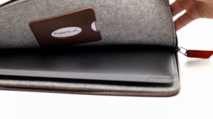 iPad pro sleeve, macbook air leather sleeve, handcrafted of veg. tanned leather by packandsmooch