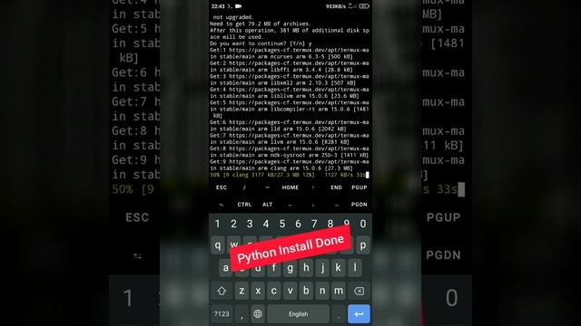 termux python Install смотреть онлайн
