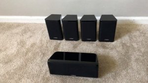 Yamaha NS-P40 - NS-B40 and NS-C40 Home Theater Surround Speakers