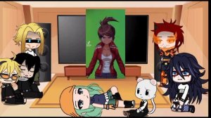? Pro heroes react to Danganronpa / Про герои смотрят Данганронпу gasha club ?