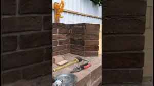 Барбекю  из кирпича ручной формовки Донские Зори. Матвеевский