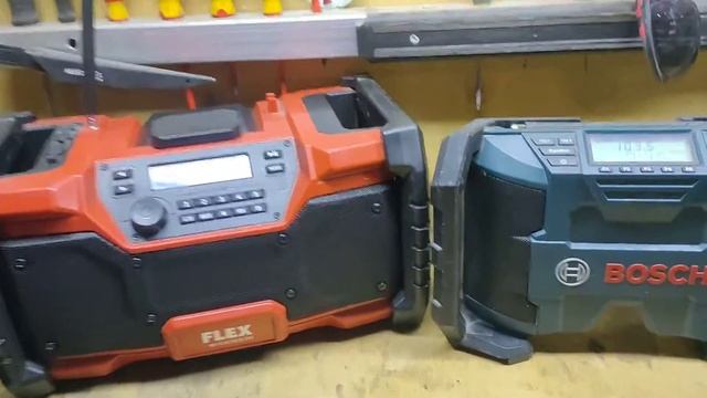 Строительное радио FLEX, BOSCH, MAKITA, DEVON гаражный обзор смотреть онлайн