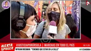 #JusticiaPorÚrsula - Entrevista a Myriam Bregman y Nicolás del Caño desde la movilización