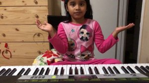 Kids Learn Sa Re Ga Ma Pa on Piano