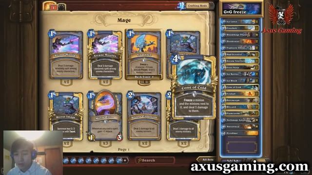 [Hearthstone] Goblins Vs. Gnomes Freeze Mage Deck Guide Ft.TheJordude смотреть онлайн