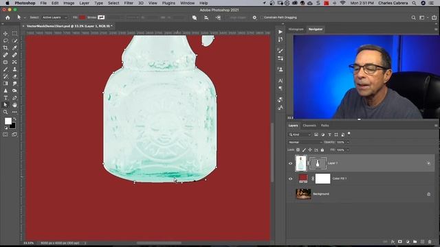 How to Create a Vector Mask in Photoshop смотреть онлайн