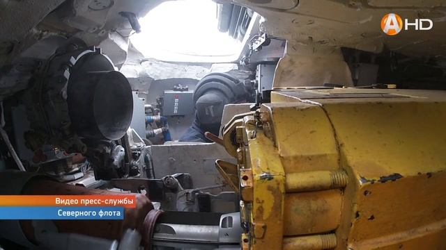 Танкисты отдельной мотострелковой бригады Северного флота осваивали «танковую карусель»