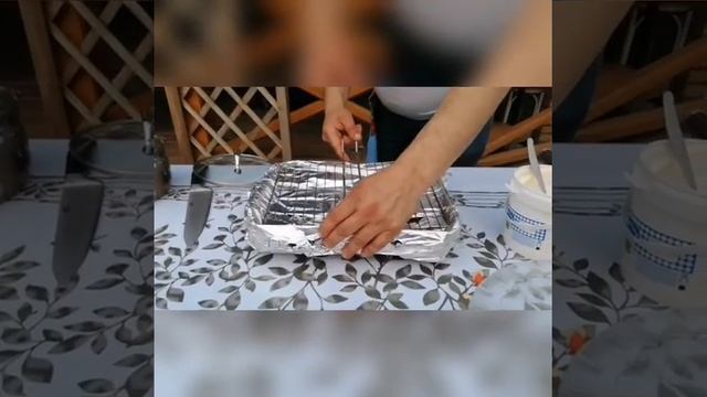 Креветки на мангале