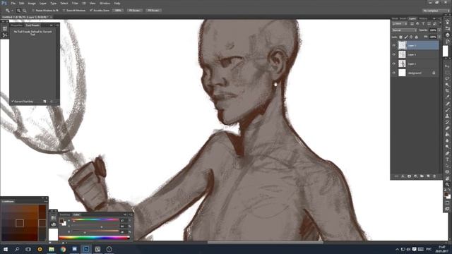 РИСУЕМ ПОРТРЕТ НА СТРИМЕ. CG Stream. Аким Калиберда. Часть 1.