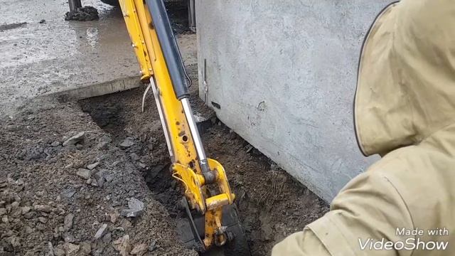 Монтаж основания под откатные ворота. Проём 6 метров смотреть онлайн