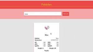 Vue.JS Pokédex - PokeAPI