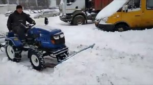 Русич Т-12 (Чувашпилер-120) с отвалом.