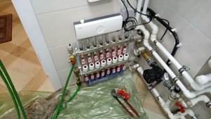 ITOZOR-SERVIS Ролик-3 Промывка теплых полов в коттедже поселка Пеники