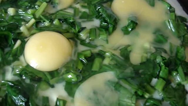Омлет с колбой