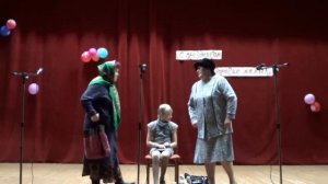 Сценка " Бабушки и внучка "