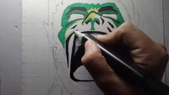 Drawing Of Hulk With alcohol marker full tutorial ? смотреть онлайн