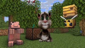 МОЙ ГОВОРЯЩИЙ КОТ ТОМ В МАЙНКРАФТ MINECRAFT CAT TOM