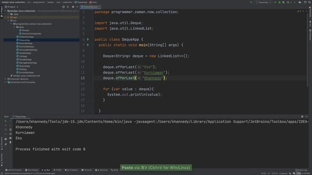 TUTORIAL JAVA COLLECTION BAHASA INDONESIA