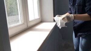 Чем и как обновить/покрасить деревянный подоконник своими руками / How to update window sill