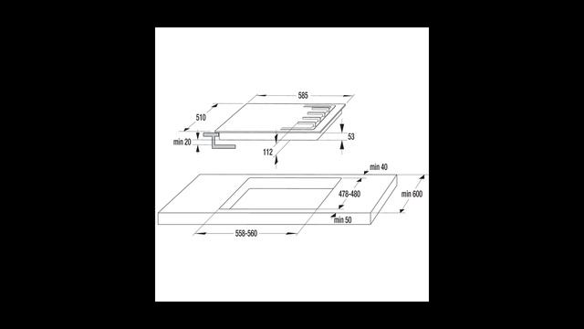 Встраив. газовая панель Gorenje