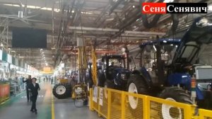 Завод  Lovol, цех по сборке тракторов, часть №10 "как собирают Ловол"