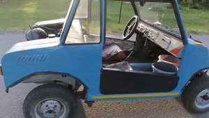 Самодельный багги на основе мотоколяски