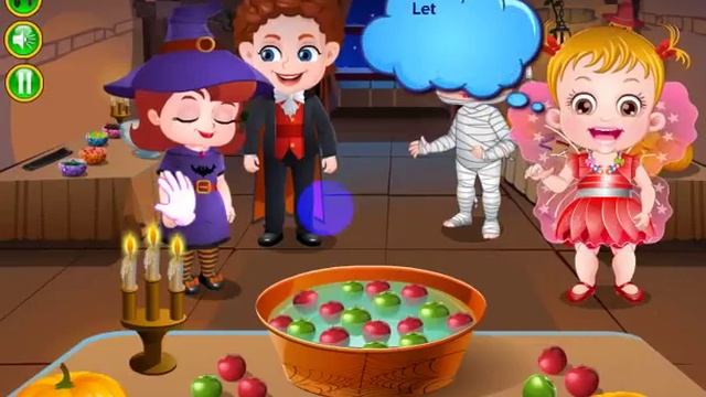 Baby Hazel Halloween Party gameplay cartoon Малышка Хейзел в Хэллоуин игра мультик