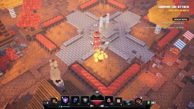 Starting a new character in Minecraft dungeons смотреть онлайн