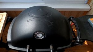 Свиная шея на гриле Weber Q 1200.