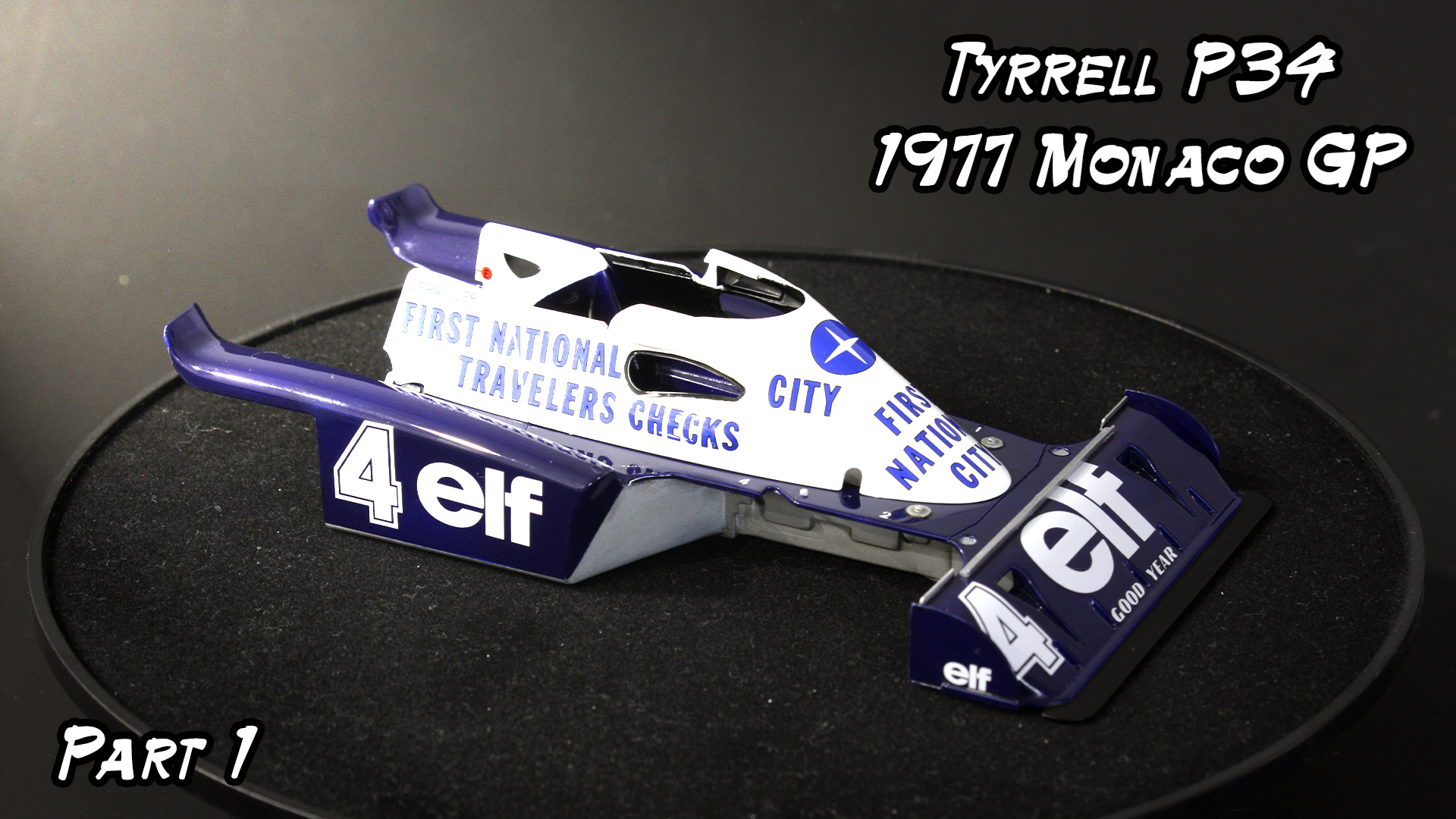 Сборка Tyrrell p34 1/20 часть 1