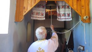 Демонстрация  колоколов от Фонда Архангела Михаила для Свято-Никольского храма в дер. Мужиново