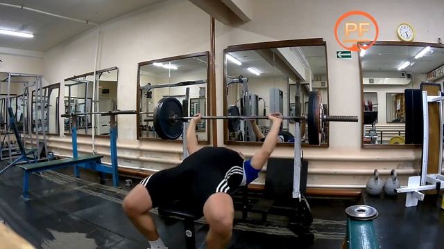 Жим лежа 162.5кг на два повтора три подхода смотреть онлайн