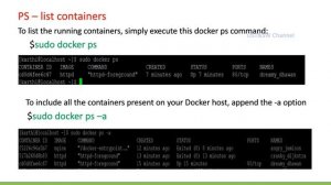 Docker ps and ps  a Commands part 1 - Docker Tutorial for Beginners - #Docker #devops #k8s