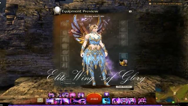 Guild Wars 2 Slayer´s Outfit Wings of Glory смотреть онлайн