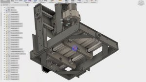 Чертеж китайского станка в программе Fusion 360